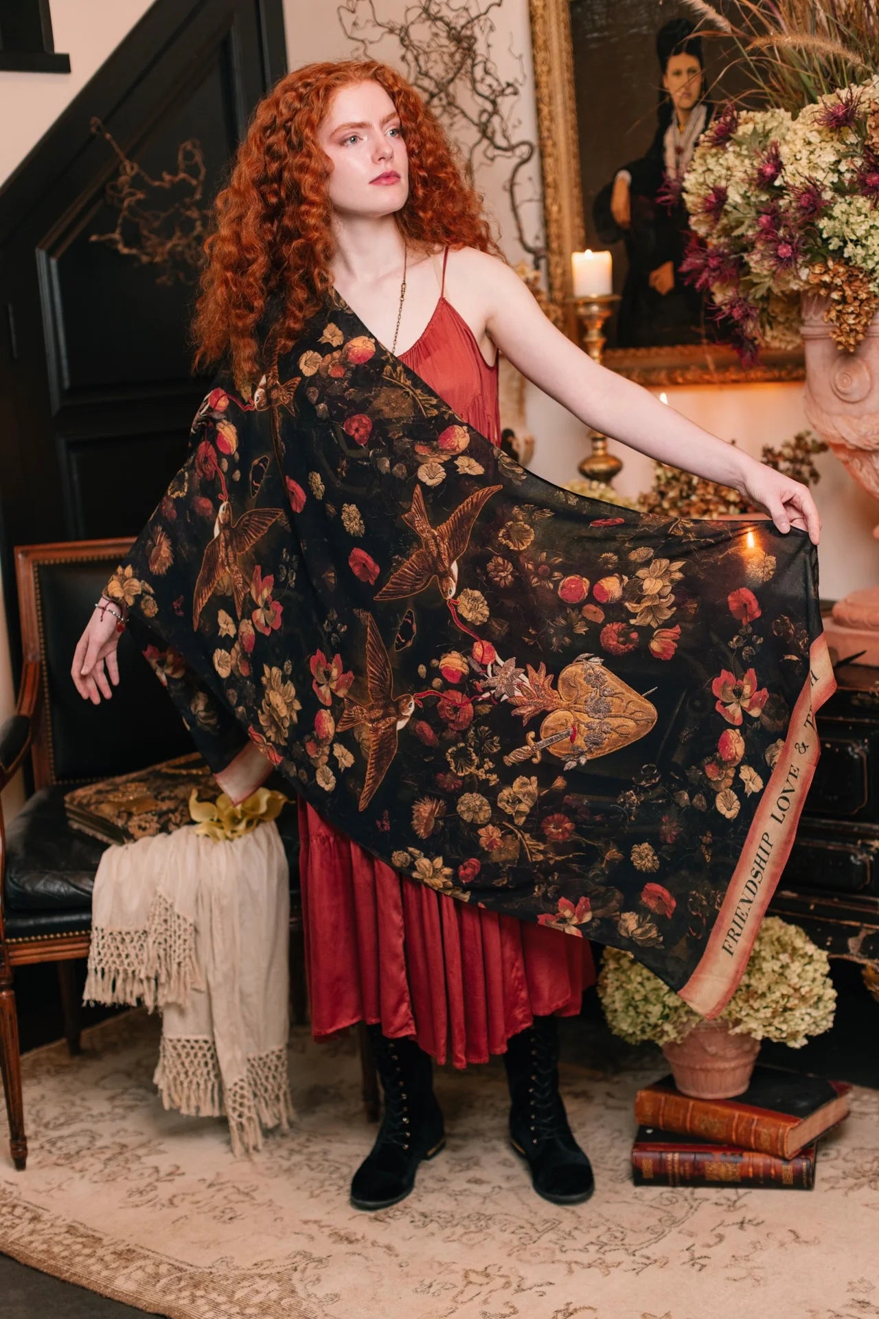 Heart of Gold Scarf by Market of Stars