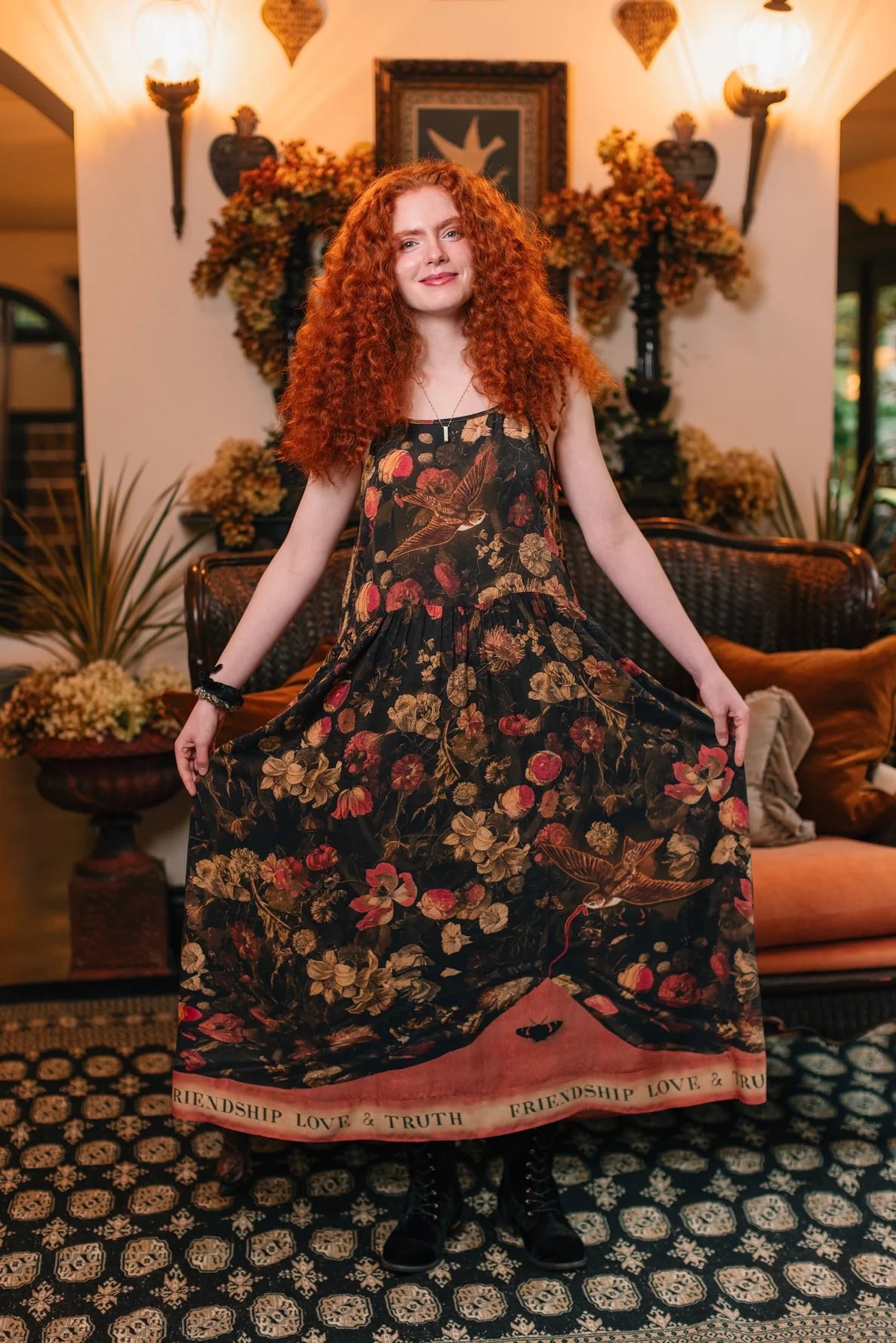 Heart of Gold Bohéme Slip Dress by Market of Stars