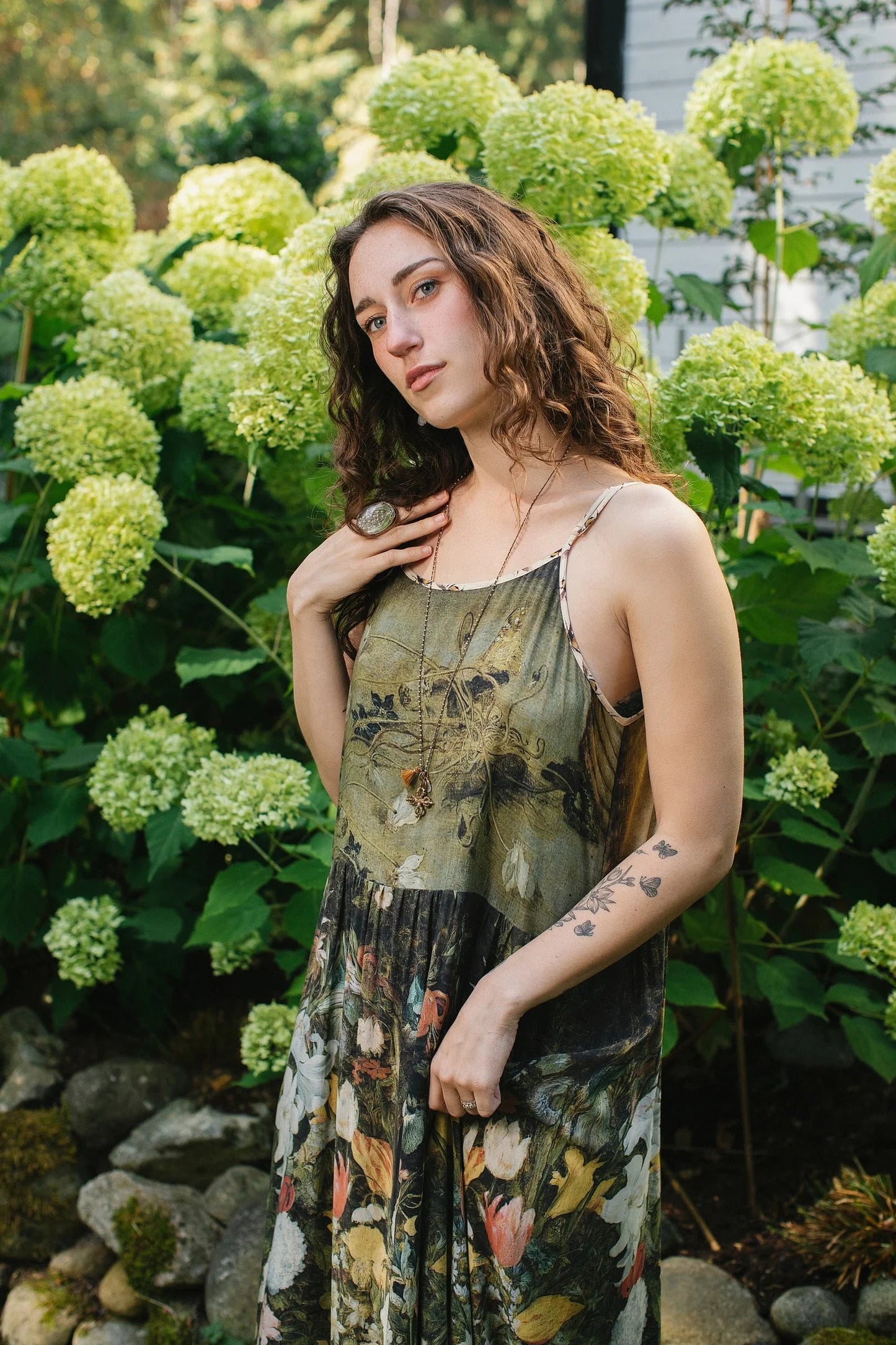 I Dream in Flowers Bohéme Slip Dress by Market of Stars