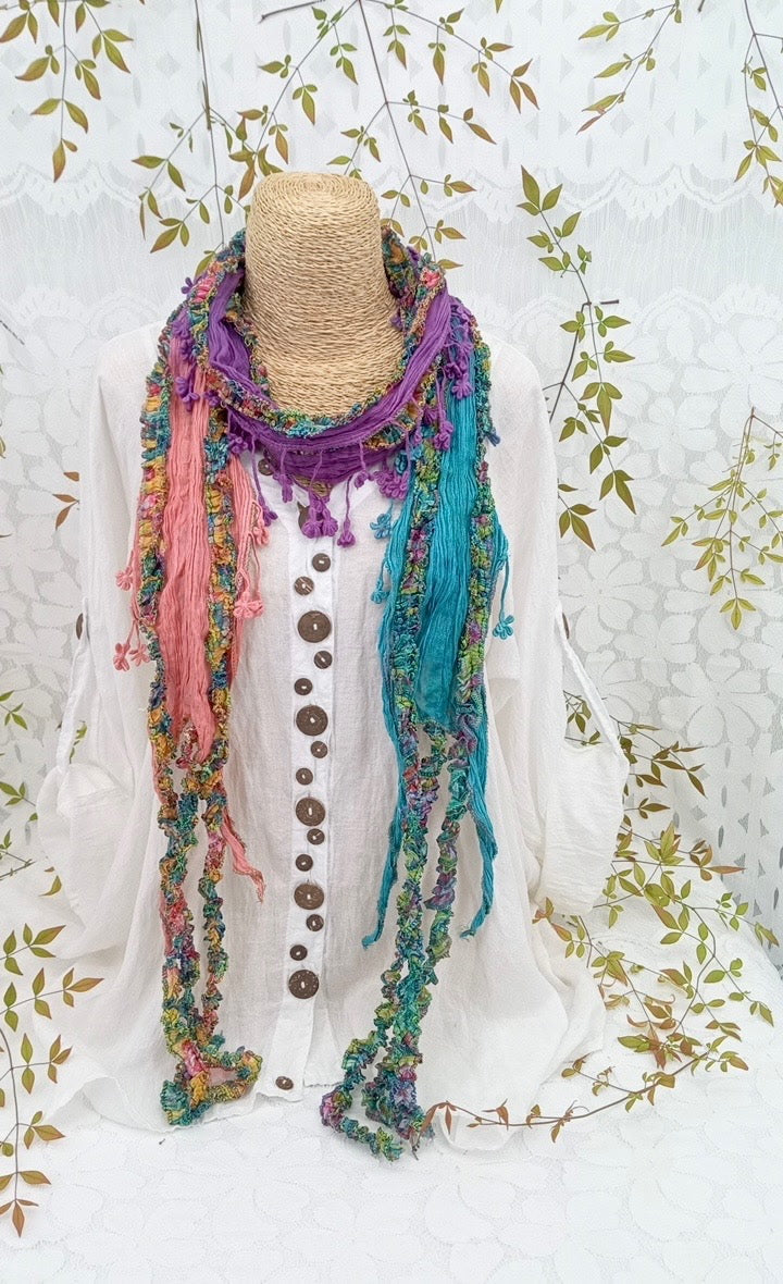 Trailing Wildflower Scarf