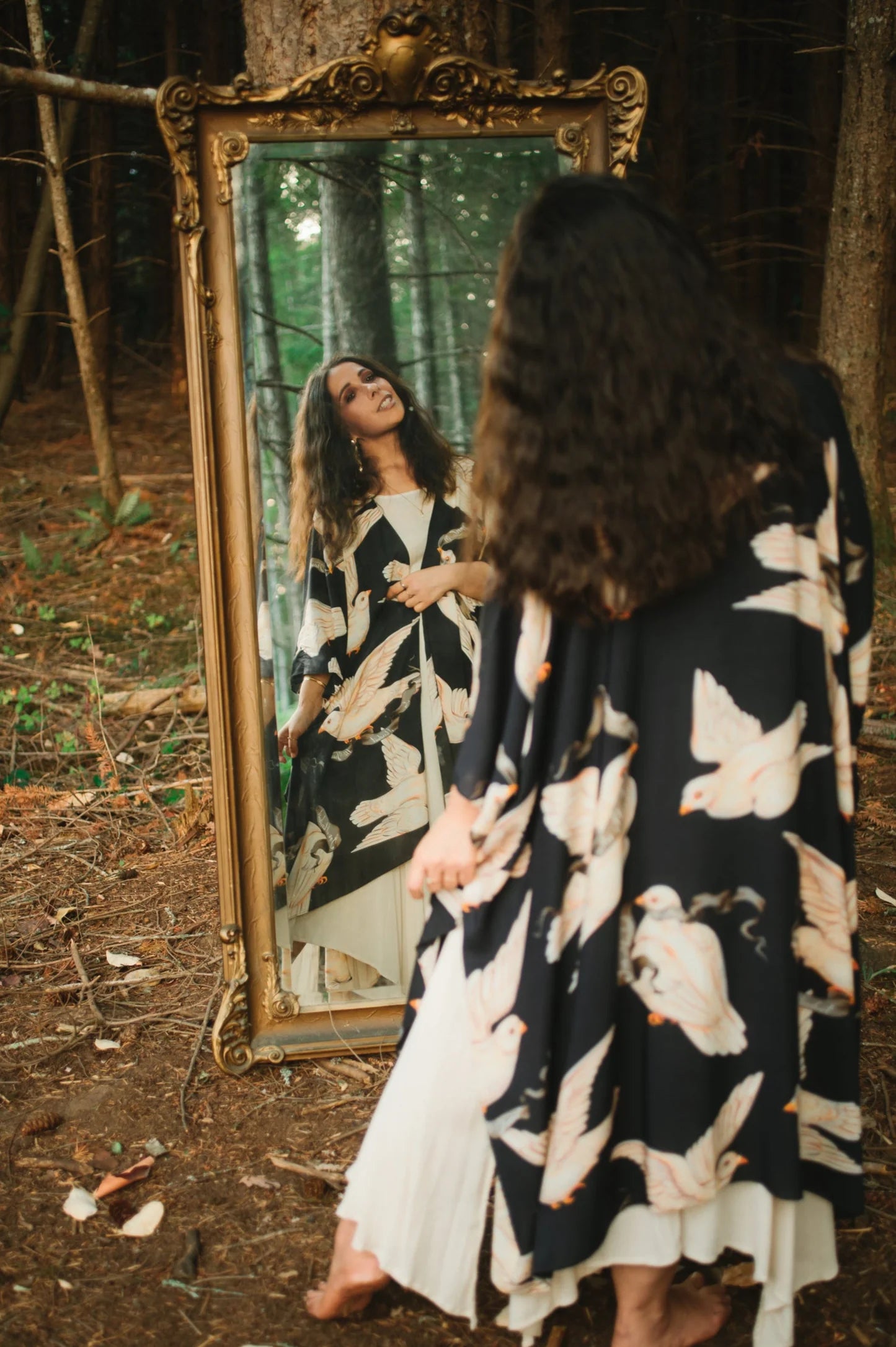 In Stardust We Trust (Midnight Dove) Goddess Duster by Market of Stars
