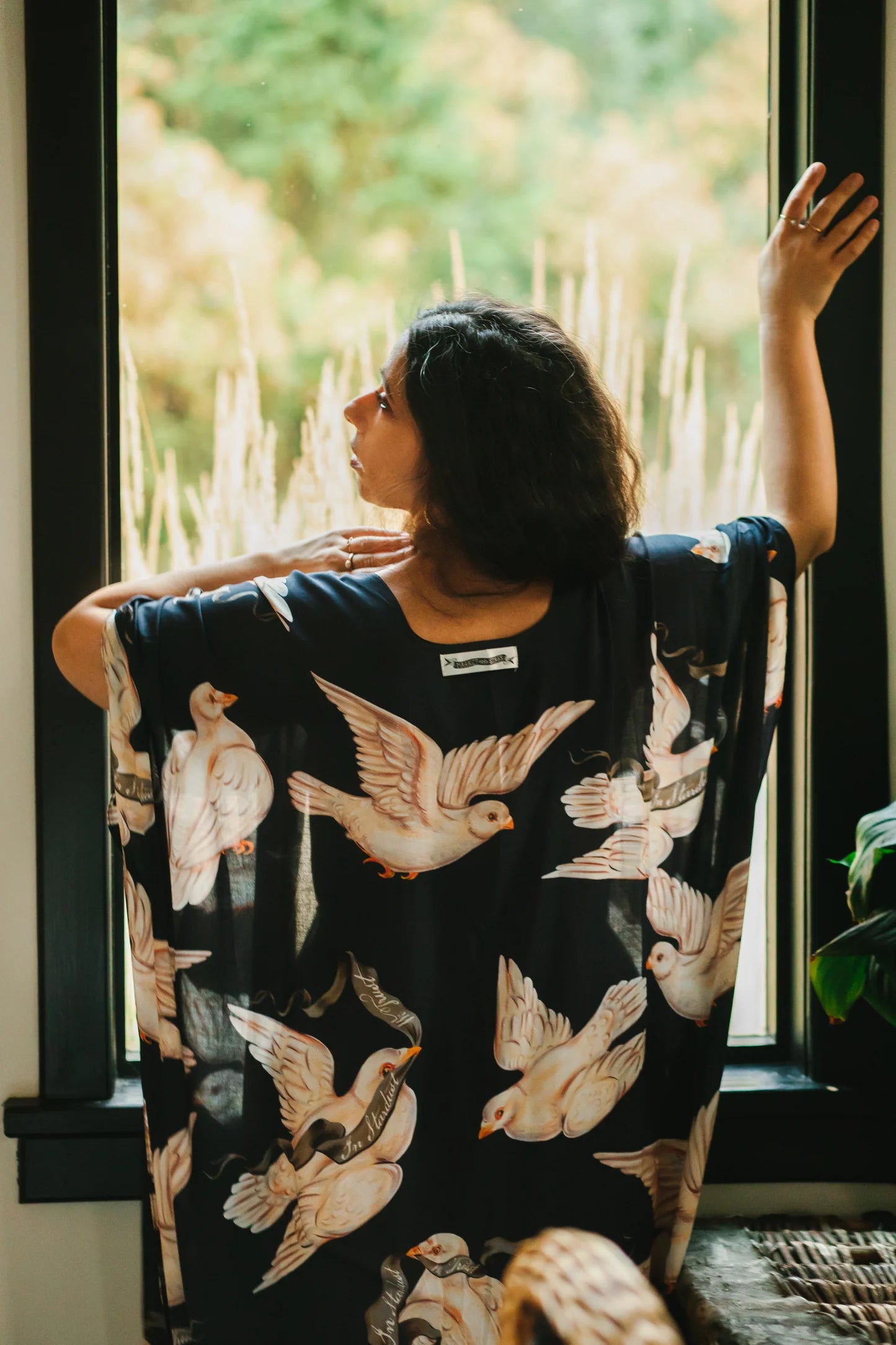 In Stardust We Trust (Midnight Dove) Goddess Duster by Market of Stars