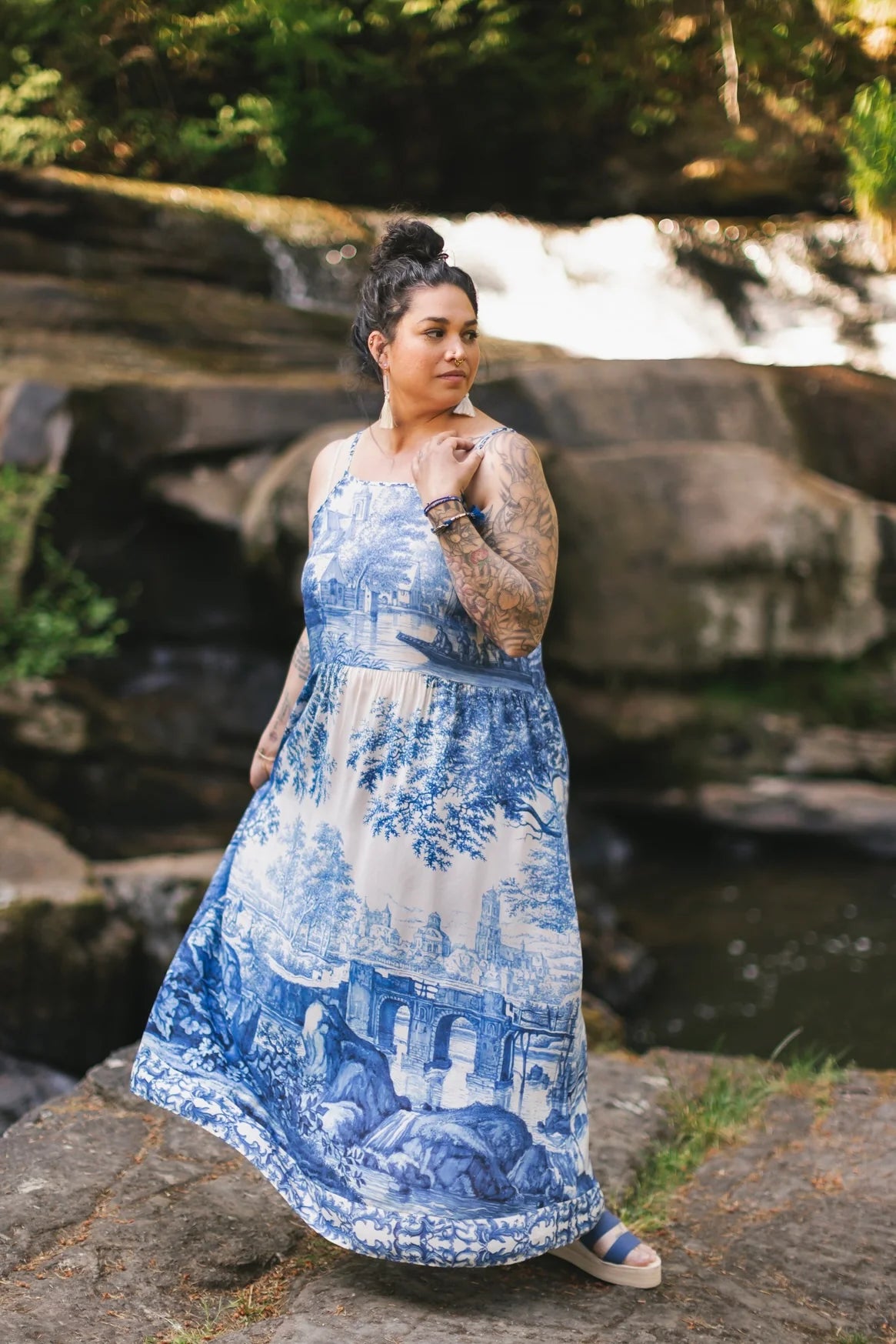 Let The Light In Bohéme Slip Dress by Market of Stars