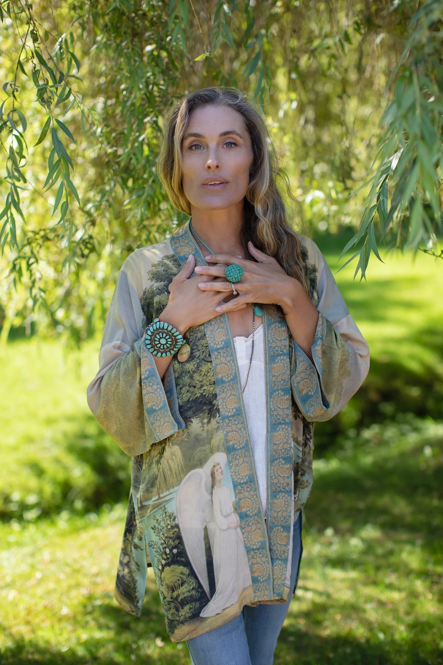 Tree of Life Matinée Duster (Mid Length) by Market of Stars