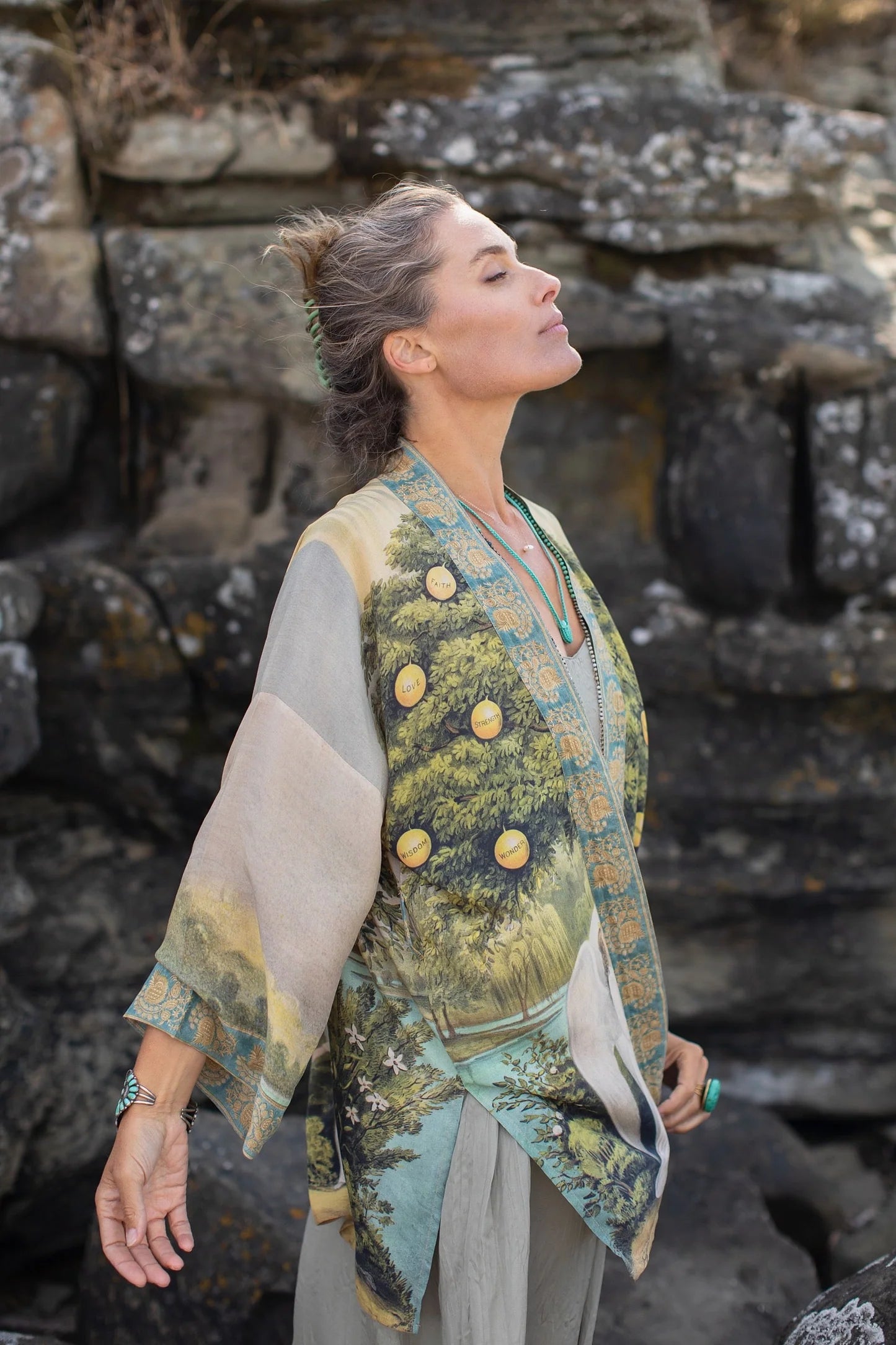 Tree of Life Matinée Duster (Mid Length) by Market of Stars