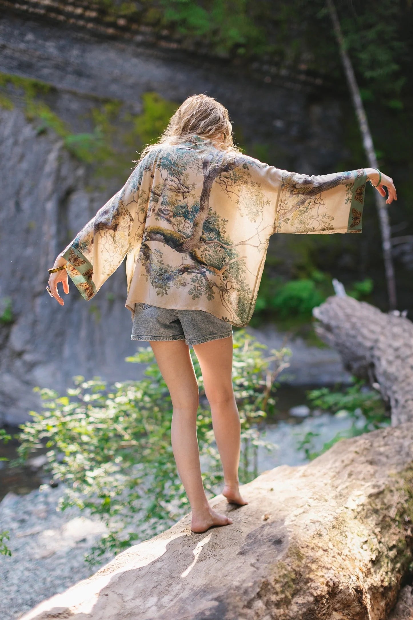Earth and Sky Pixie Duster ( Cropped Length)
