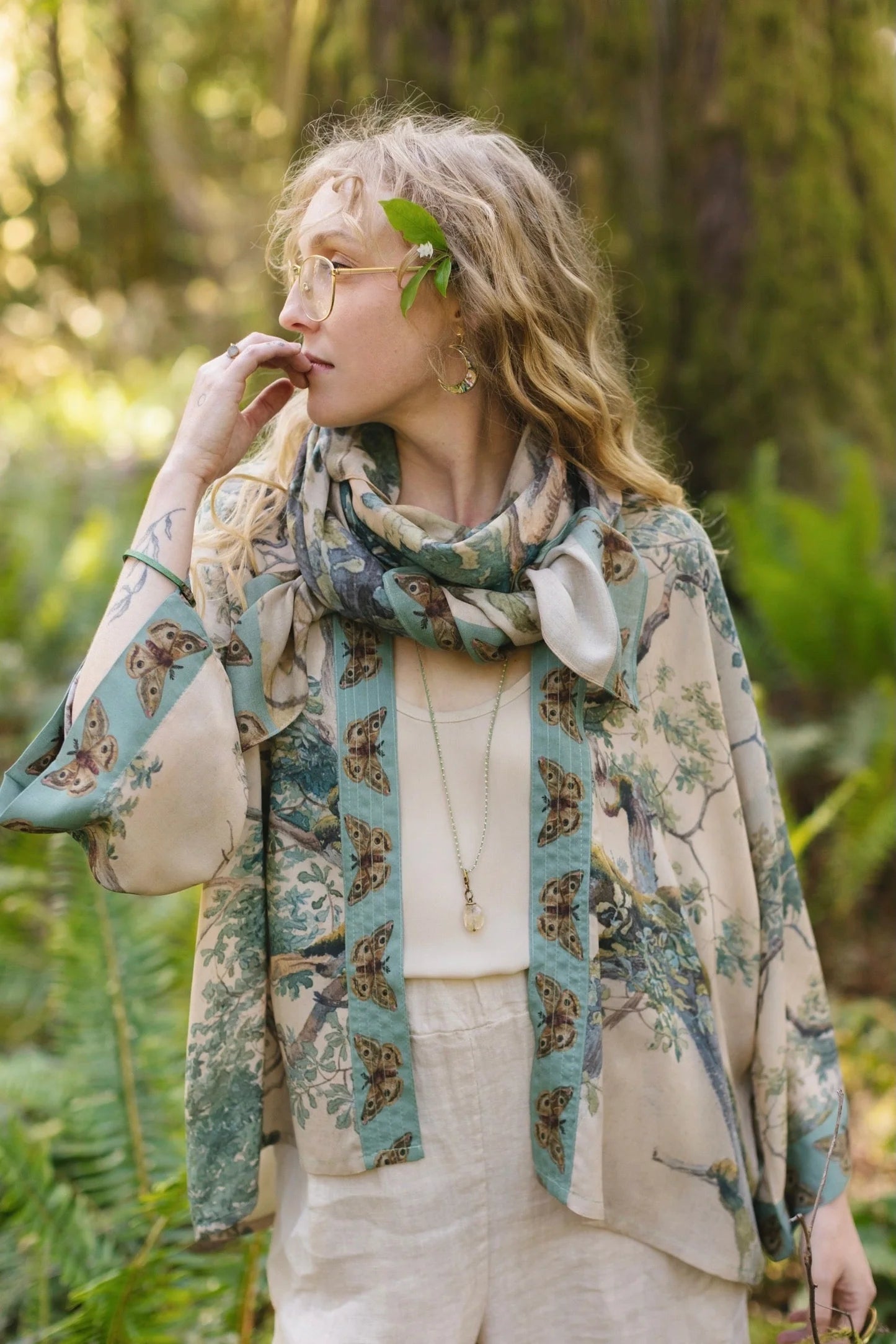 Earth and Sky Pixie Duster ( Cropped Length)