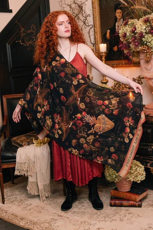Heart of Gold Scarf by Market of Stars