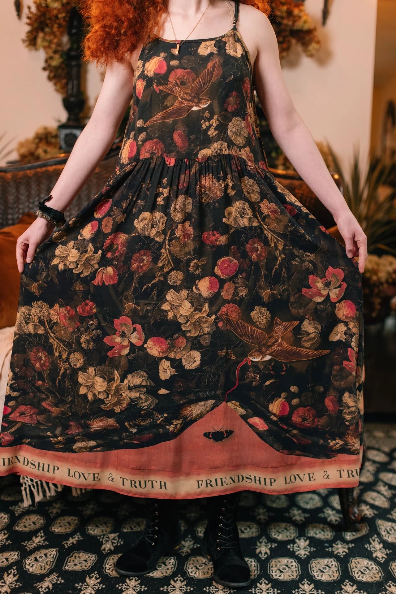 Heart of Gold Bohéme Slip Dress by Market of Stars