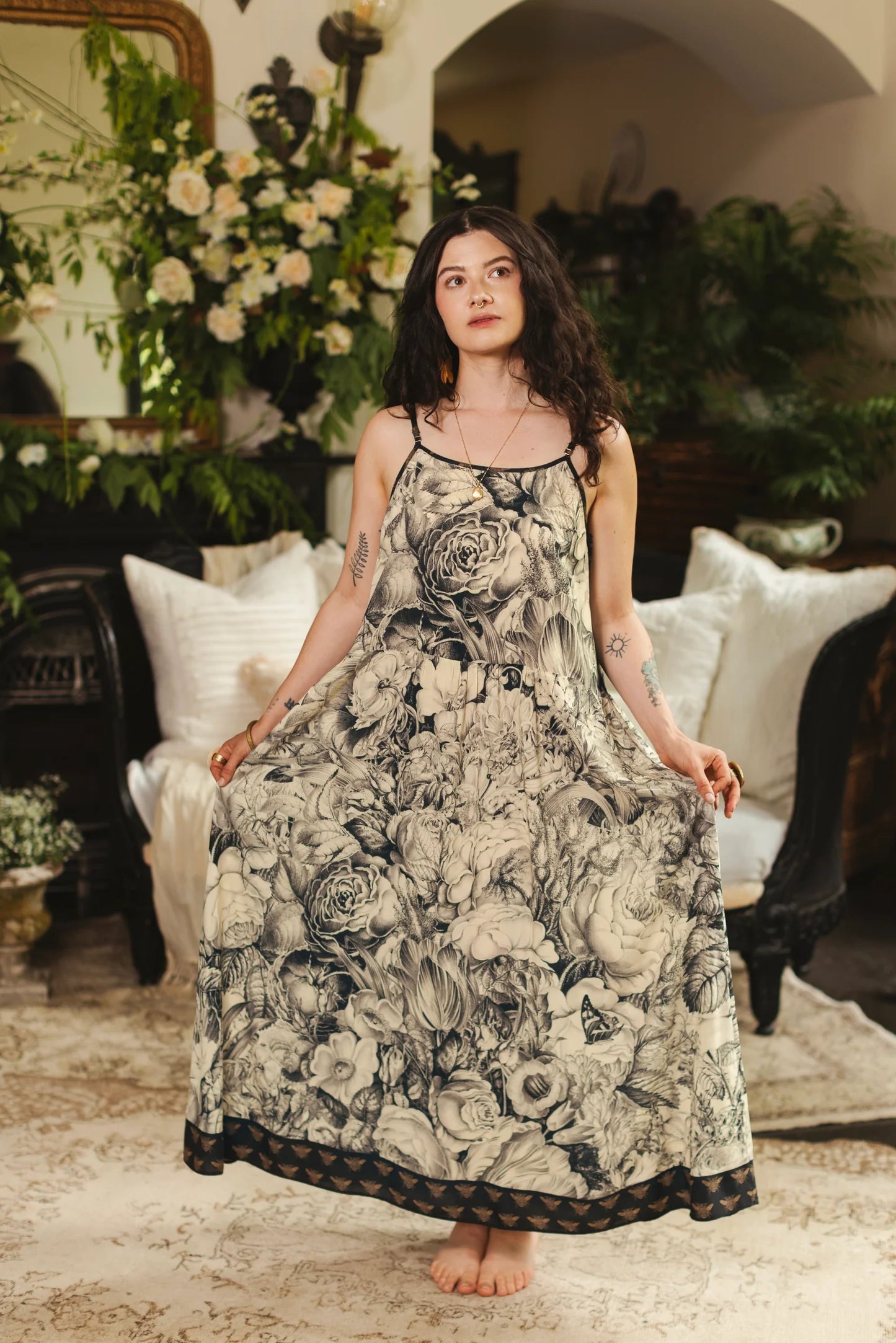 Honey & The Moon Bohème Slip Dress by Market of Stars