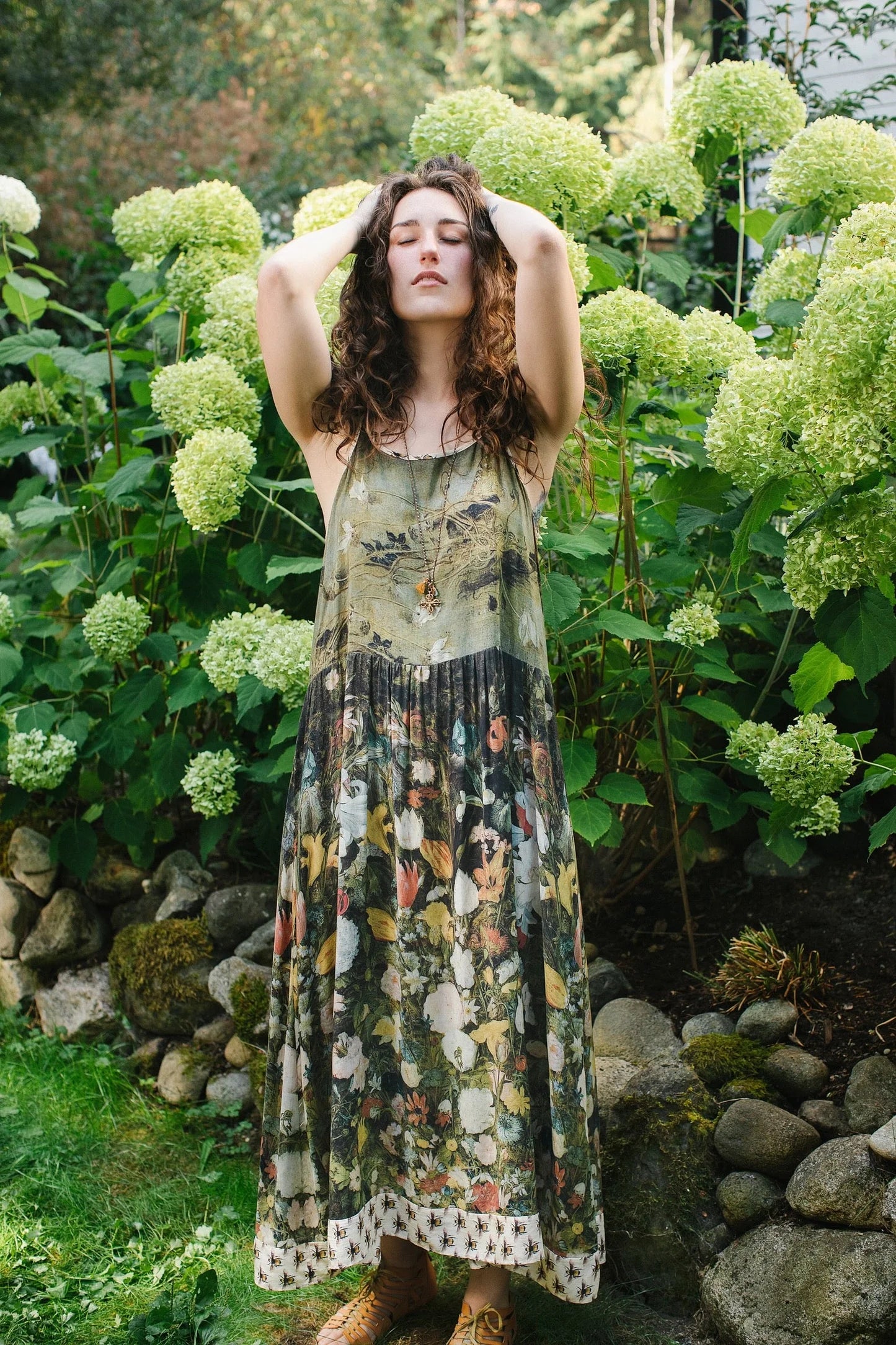 Dream in Flowers Bohéme Slip Dress by Market of Stars