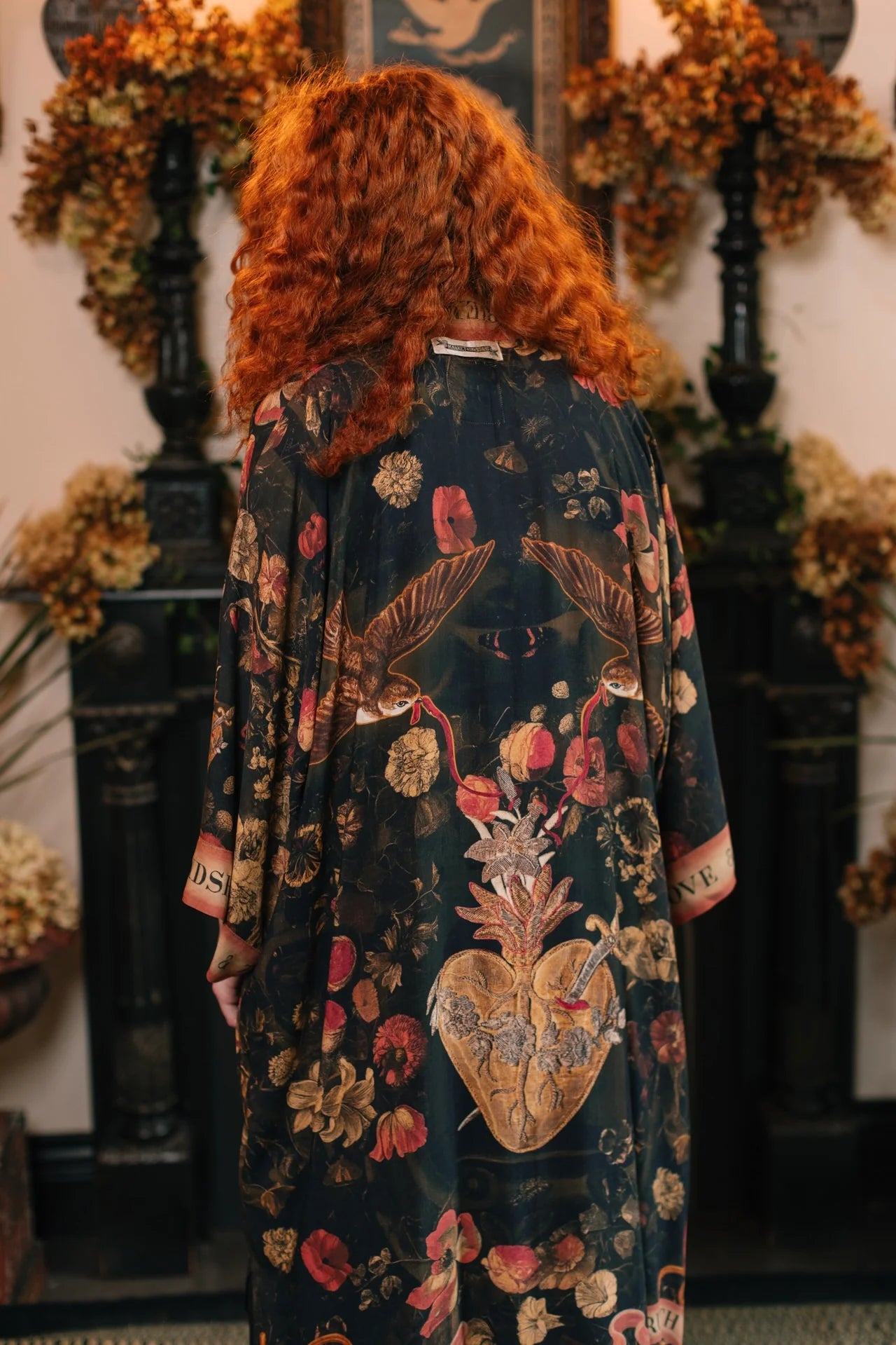 Heart of Gold Gold Opera Duster ( Full Length) by Market of Stars